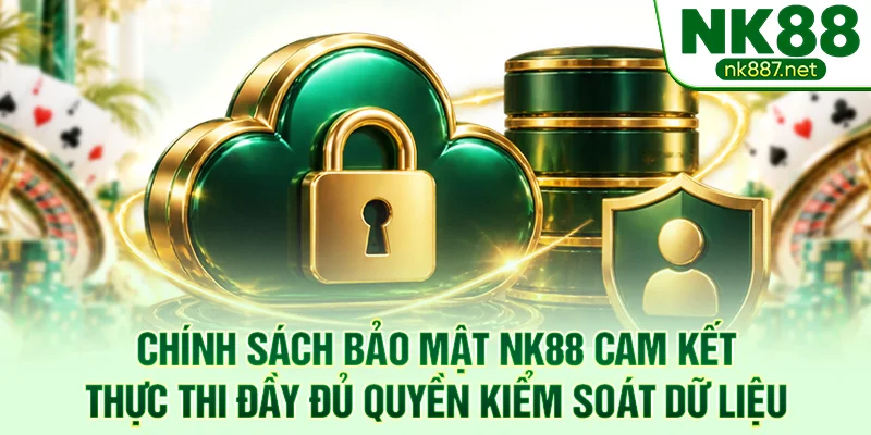 Chính sách bảo mật NK88 cam kết thực thi đầy đủ quyền kiểm soát dữ liệu