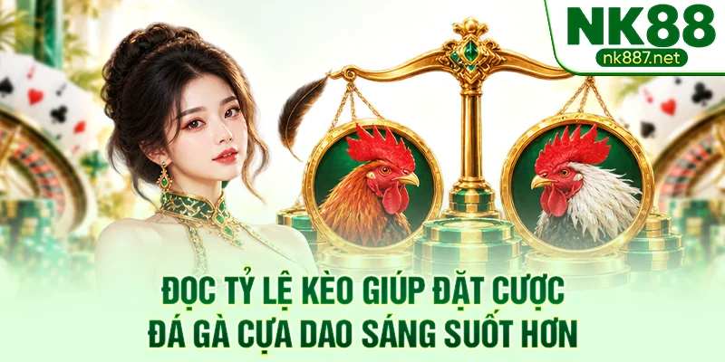 Đọc tỷ lệ kèo giúp đặt cược đá gà cựa dao sáng suốt hơn