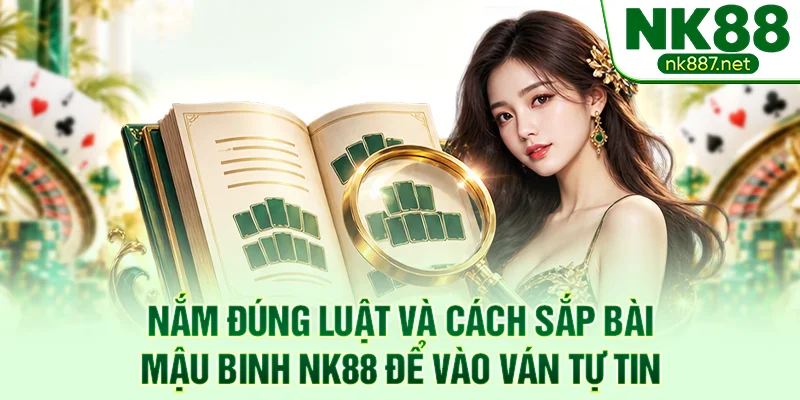 Nắm đúng luật và cách sắp bài mậu binh NK88 để vào ván tự tin