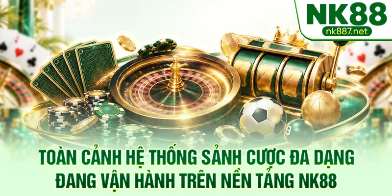 Toàn cảnh hệ thống sảnh cược đa dạng đang vận hành trên nền tảng NK88